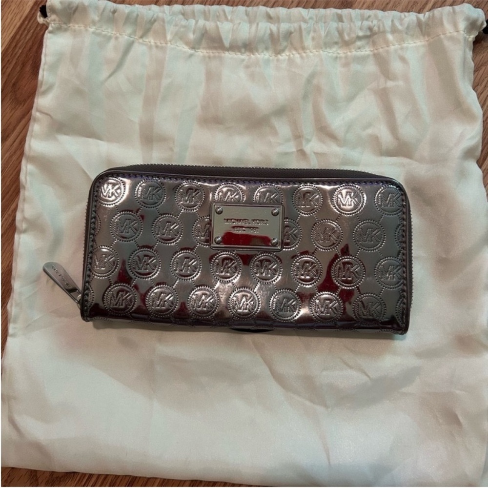 Silver Michael Kors Clutch